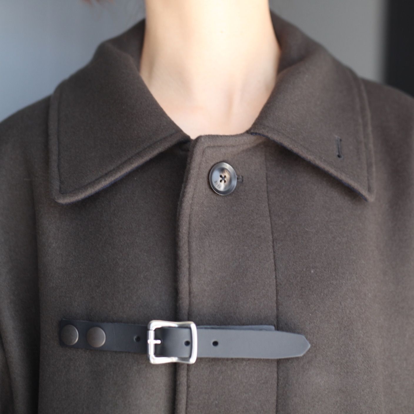 【残り一点】Melton Big Balmacaan Coat