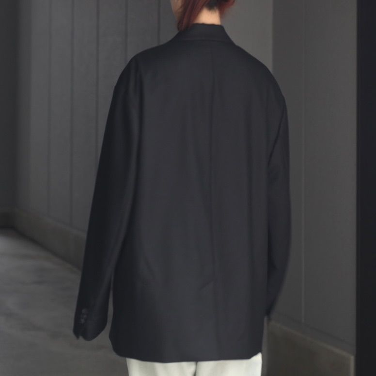 【残り一点】Wool Flannel Oversized Single Breasted Jacket
