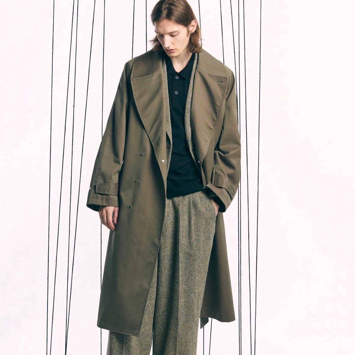 【MAISON SPECIAL】プライムオーバーアルスターコート MAISON SPECIAL - 【残り一点】120/2/2 Suvin Cotton Gabardine
