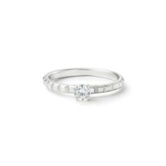 【お取り寄せ注文可能】Flat Studs Ring W / Dia(PLATINUM950)