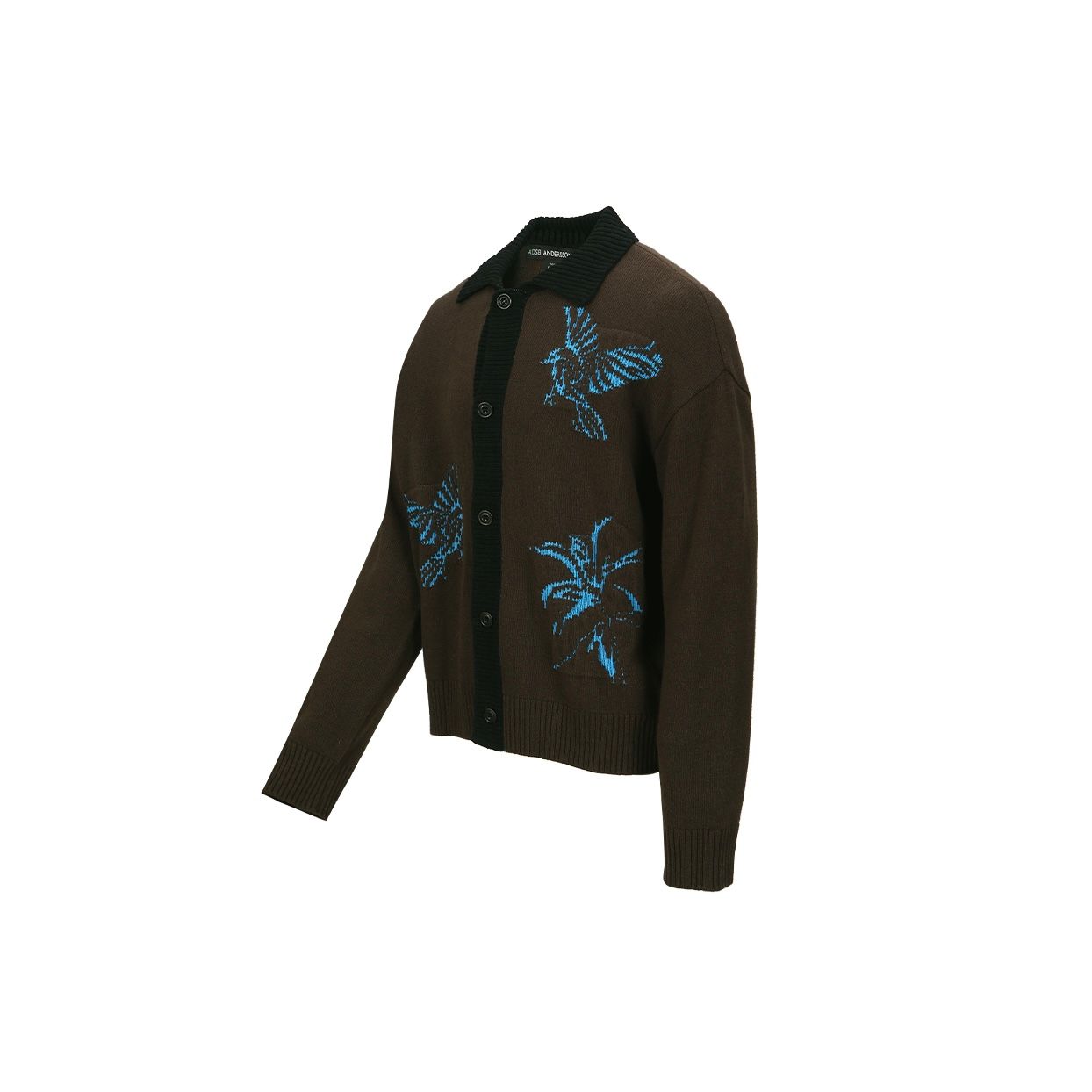【残り一点】Unisex Bird Intarsia Cardigan
