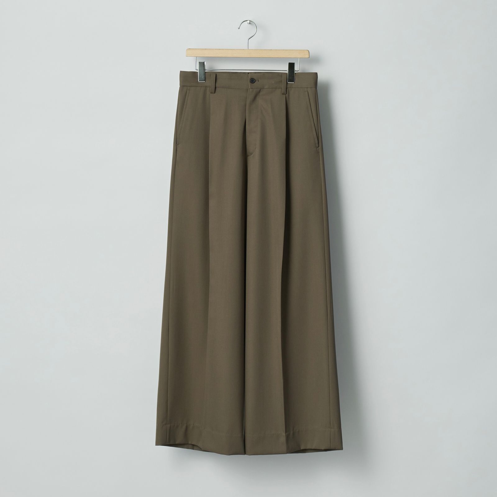 【残りわずか】Extra Wide Trousers(2/90 WOOL GABARDINE)