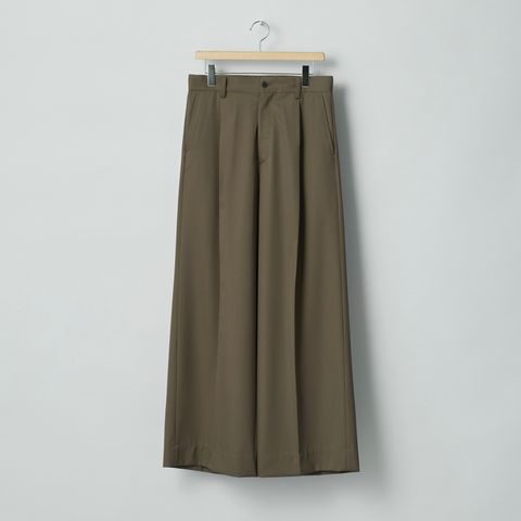 【残り一点】Extra Wide Trousers(2/90 WOOL GABARDINE)