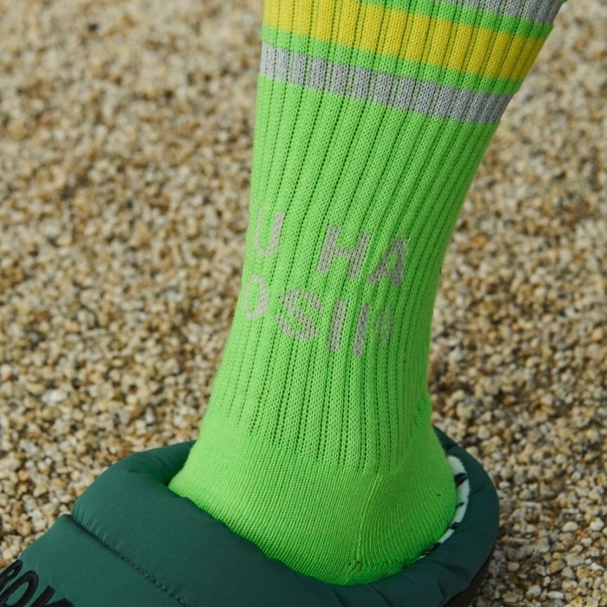 【残りわずか】Boku Tano Socks(3LINE PILE CREW)