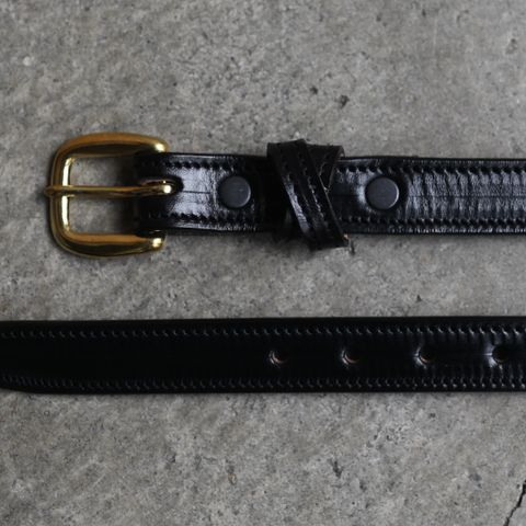 【残りわずか】Crossed Keeper Belts(BLACK×BRASS)