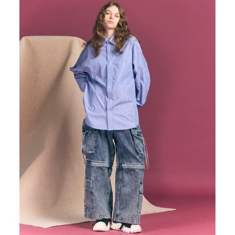 【残り一点】Big Pocket 2way Baggy Denim Cargo Pants
