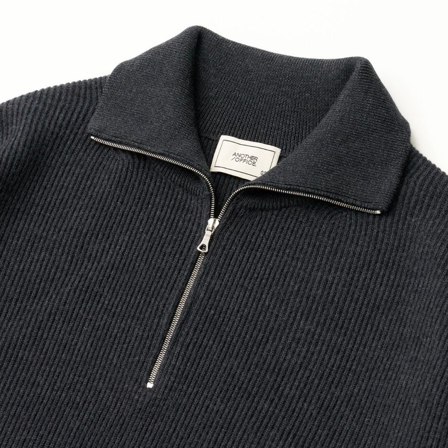 【残り一点】Volume Half Zip Up Knit