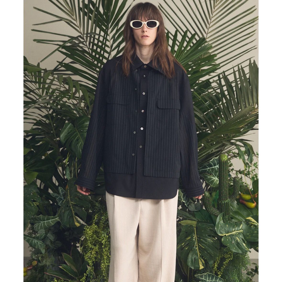 【残り一点】Prime-Over Layering Open Collar Shirt