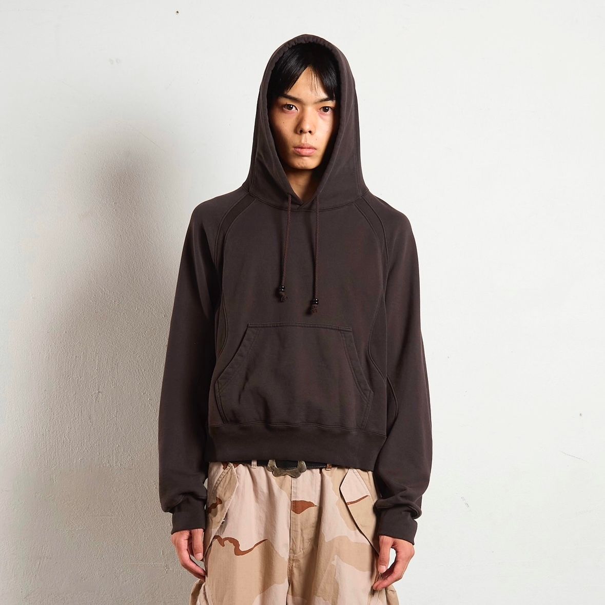 【残りわずか】Panelled Pullover Hoodie