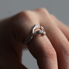 【お取り寄せ注文可能】メデューサ蛇リング(SILVER/ダイヤ)