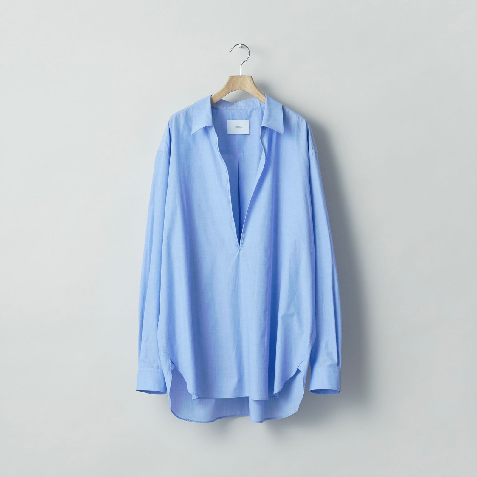 【残りわずか】Smooth Cotton Oversized Skipper Shirt