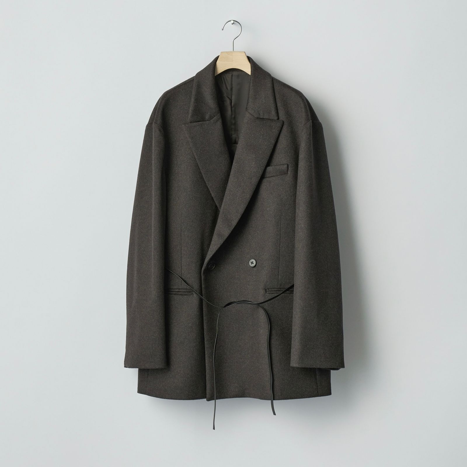 【残り一点】Pure Cashmere Back Slash Peak Lapel Jacket