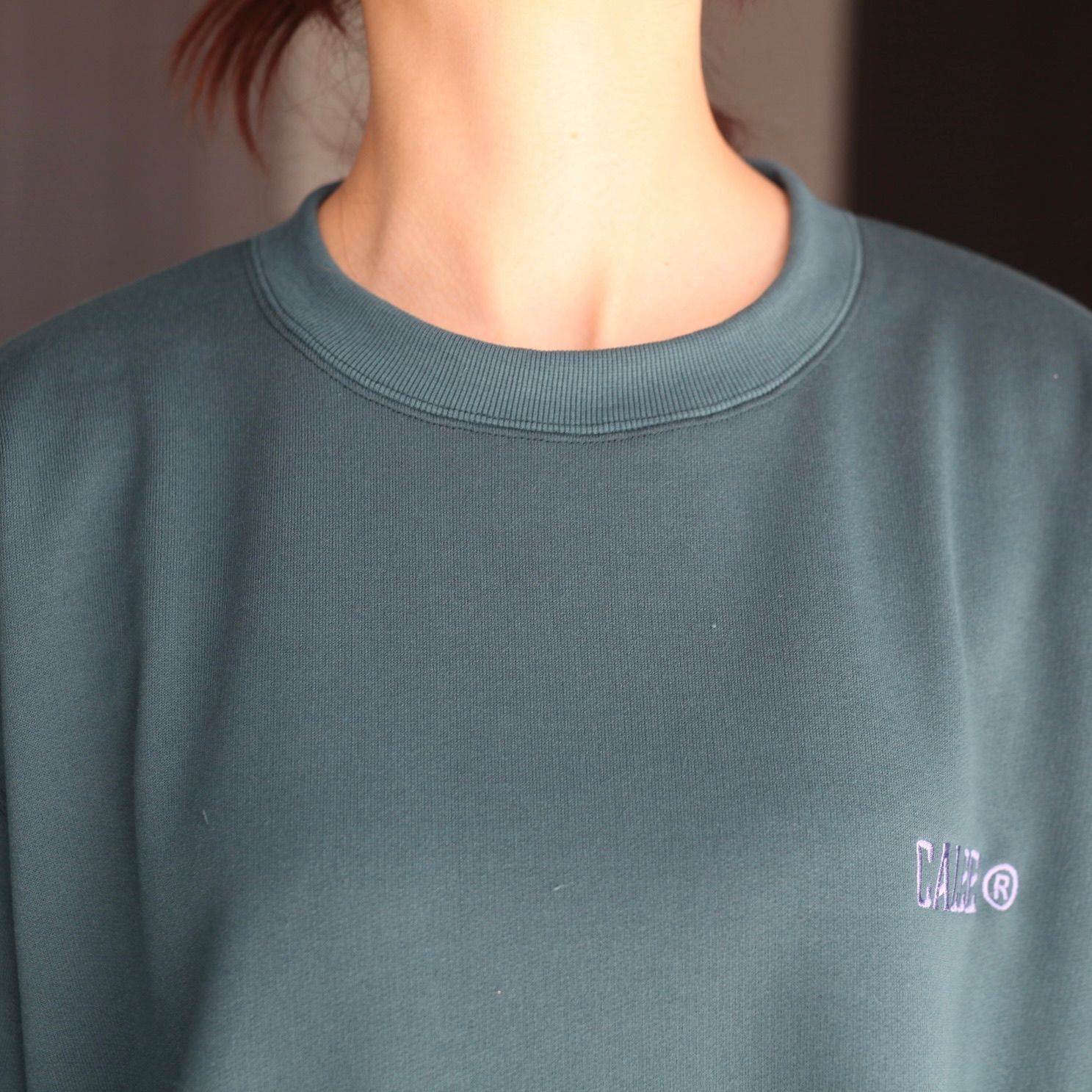 【残り一点】Calee National Logo Drop L/S Tee