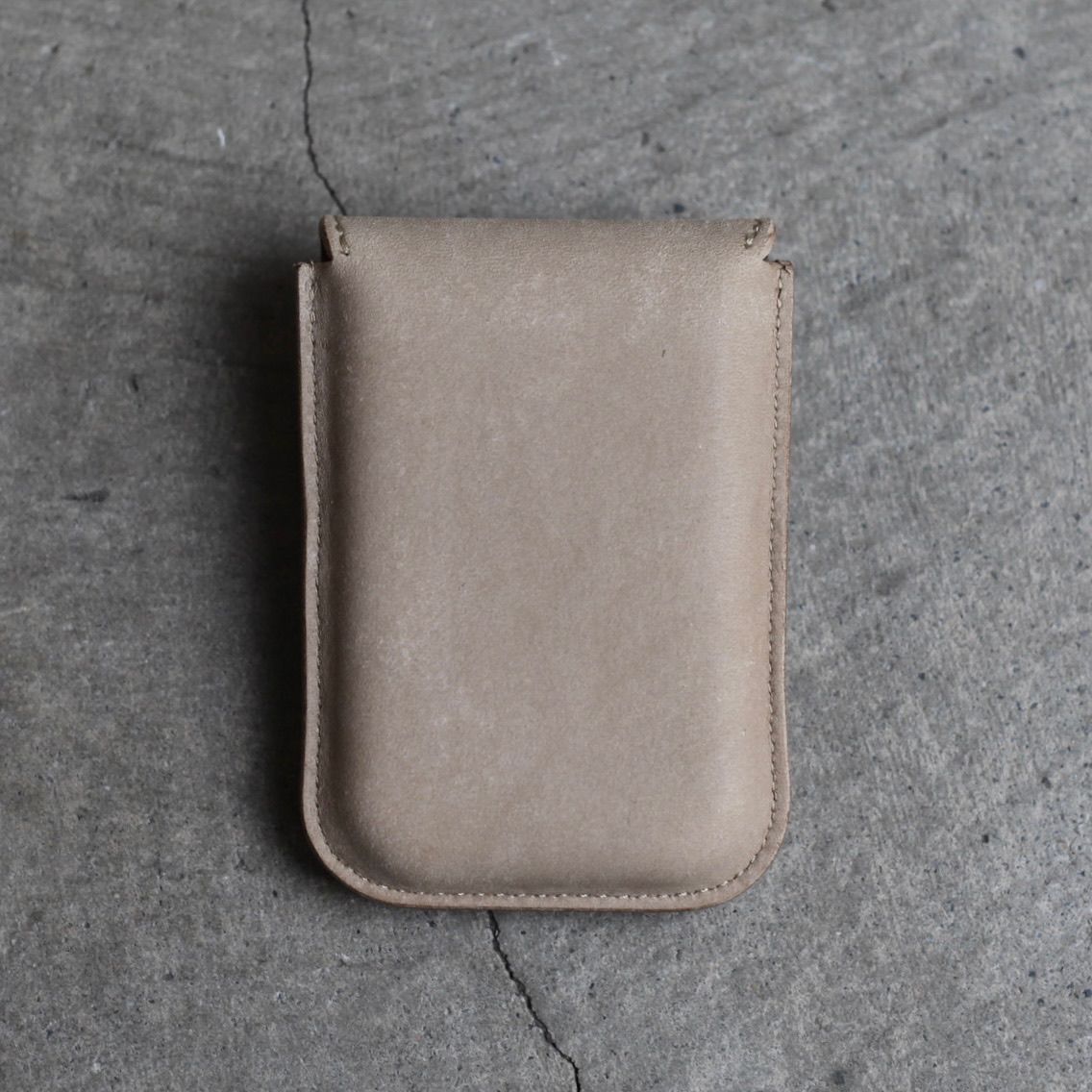 【再販売通知受付可能】Flap Card Case(IVORY)