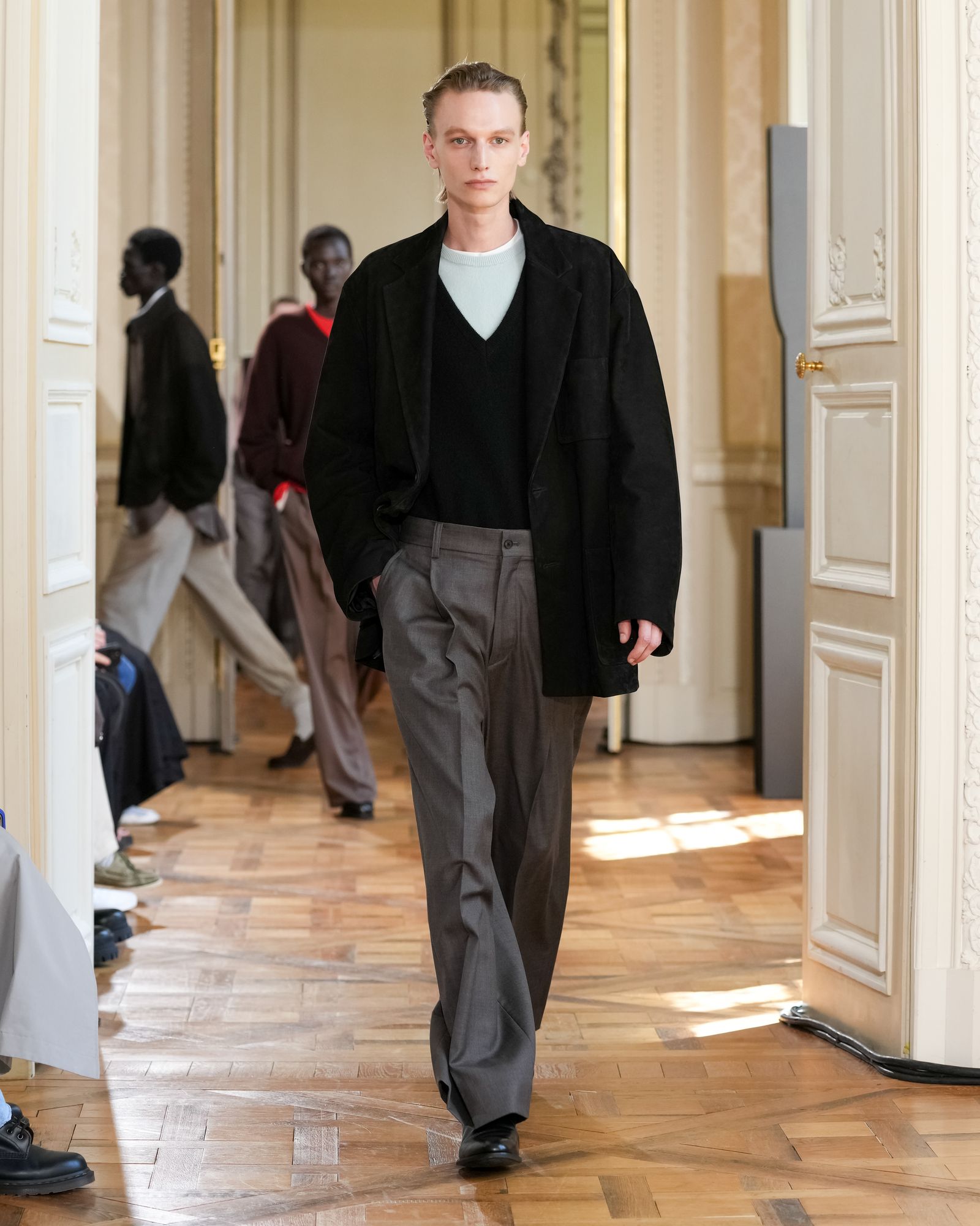 ssstein - 【再販売通知受付可能】Extra Fine Wool Long Wide Trousers