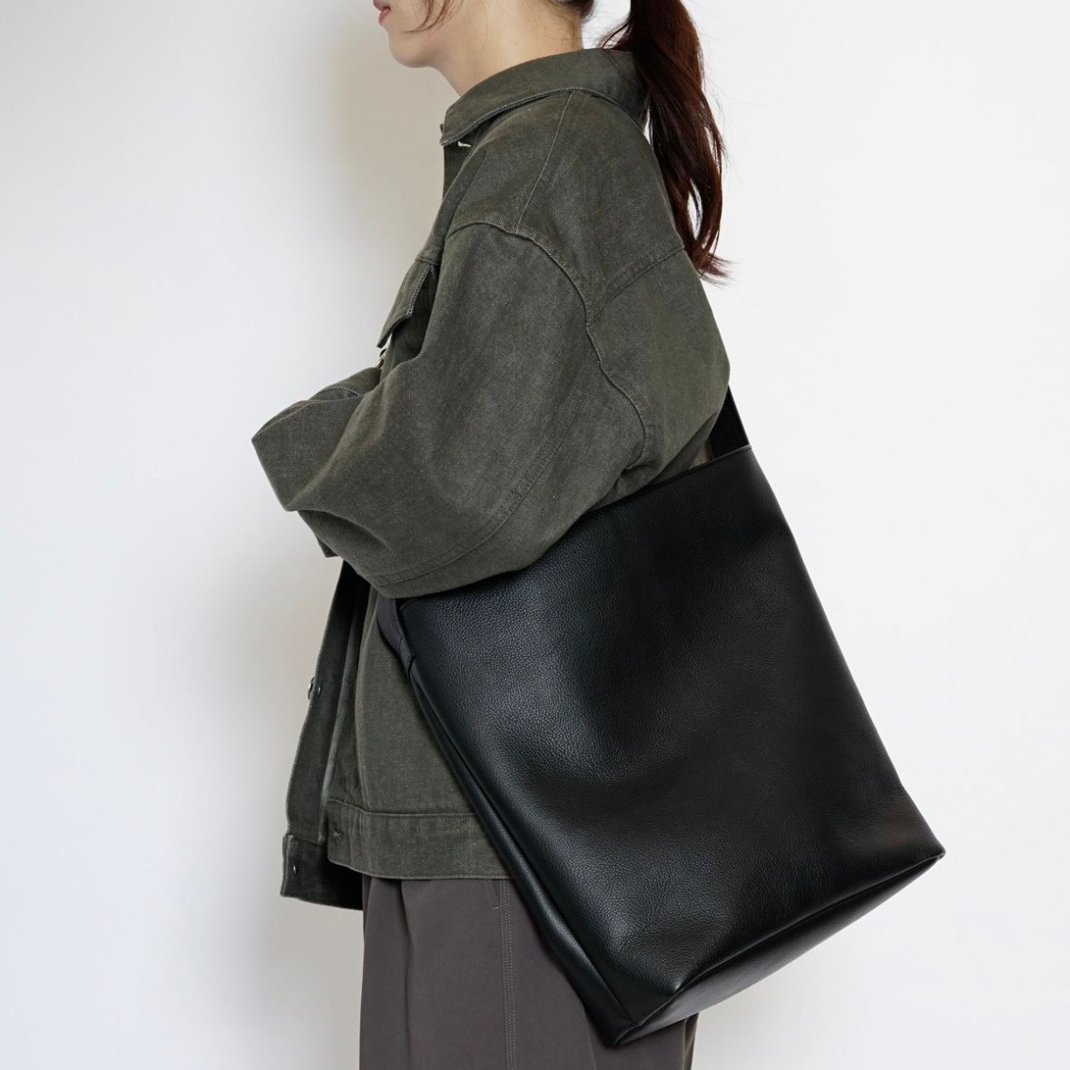 【残り一点】Leather Shoulder Bag L
