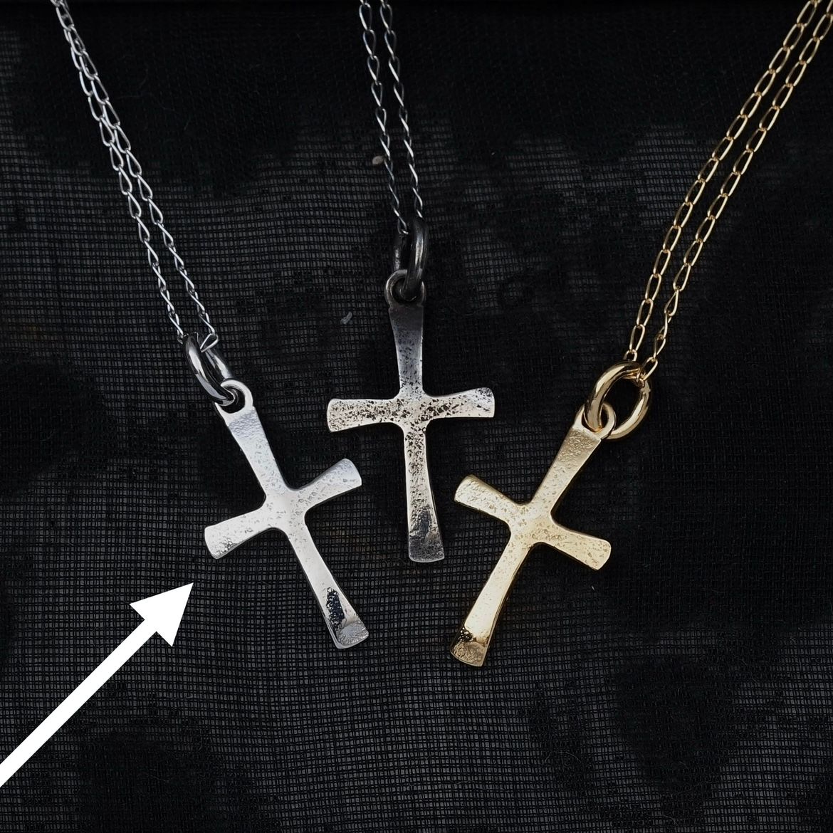 【お取り寄せ注文可能】Charm Cross Necklace(SILVER)