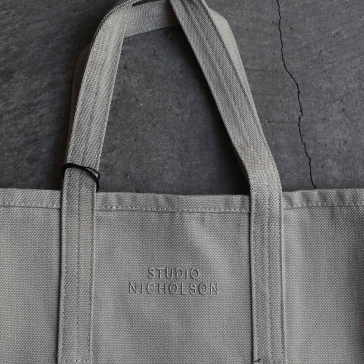 STUDIO NICHOLSON - 【残り一点】Embroidered Logo Tote Bag
