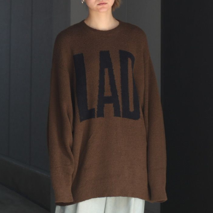 LAD MUSICIAN - 【残り一点】Big Logo Knit Pullover | ACRMTSM ONLINE