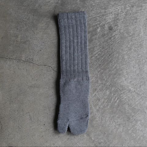 【残りわずか】Tabi Pile Socks(HEATHER GRAY)
