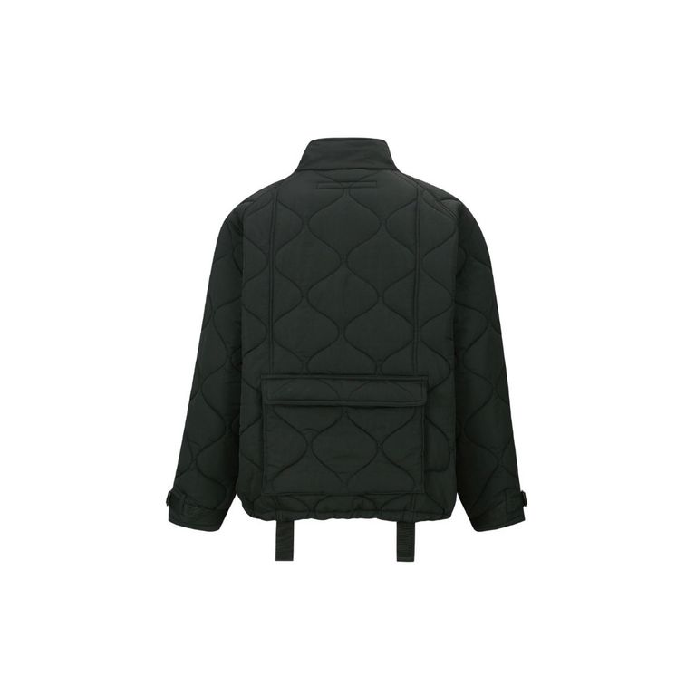 ANDERSSON BELL - 【残り一点】Nordic Knit Patch Quilted Short Parka 