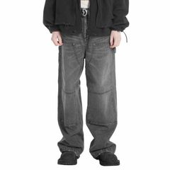 【残りわずか】Vintage Washed Painter Denim Wide Pants