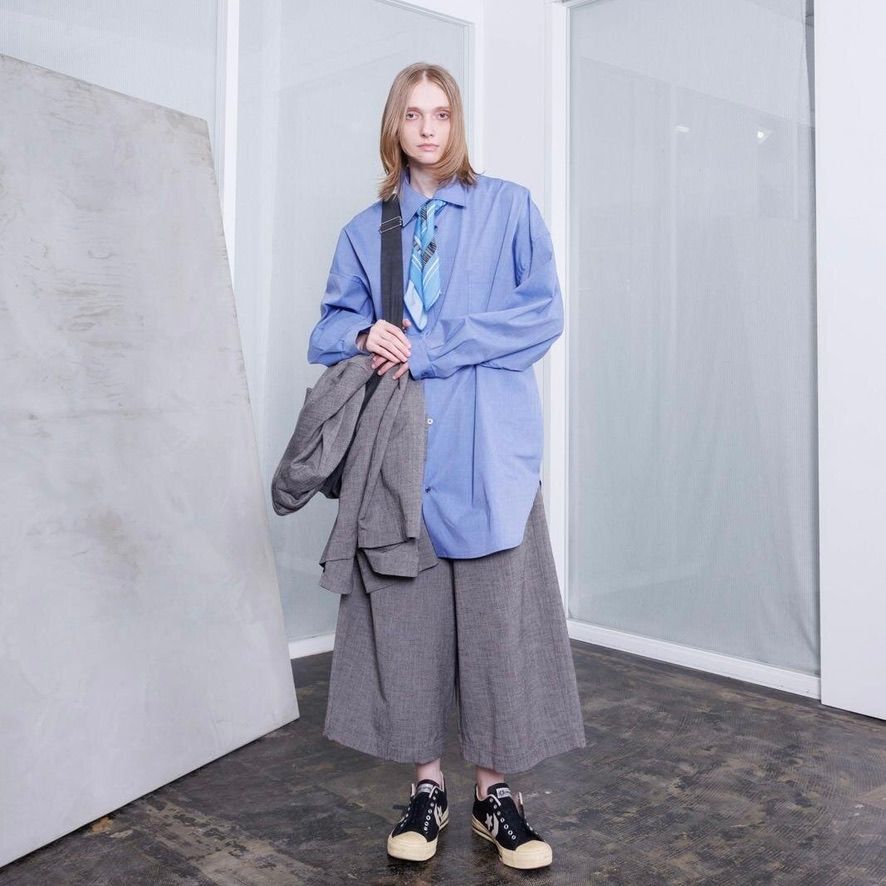 【残り一点】ワイドイージーショーツ(POLYESTER/RAYON)