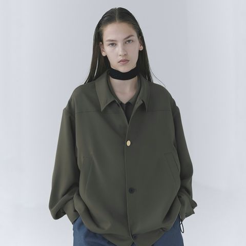 【残り一点】Dry Stretch Cloth Drawstring Shirt Jacket