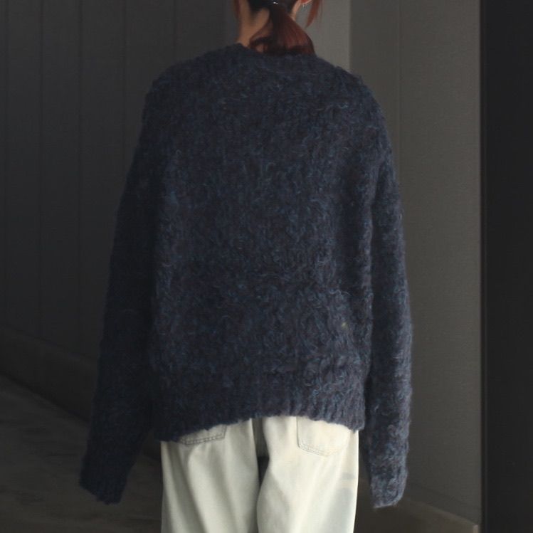 【残り一点】3Color Mix Mohair Crewneck Sweater