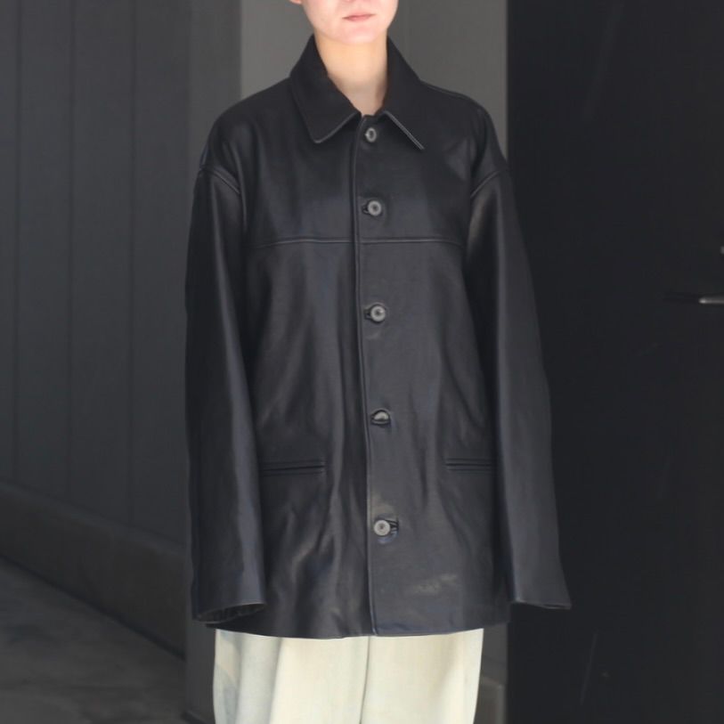 【残りわずか】Lambleather Car Jacket