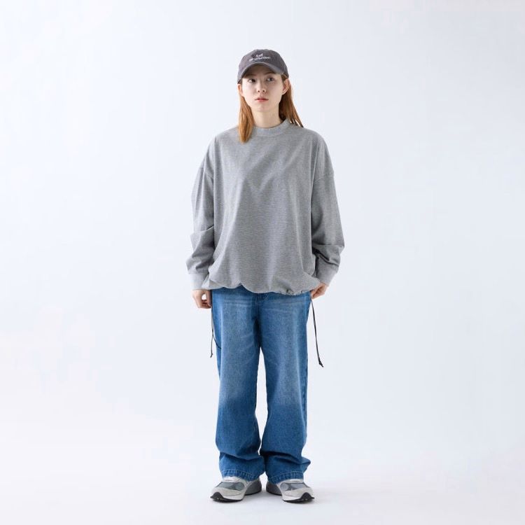 【残り一点】Border Balloon Tee L/S