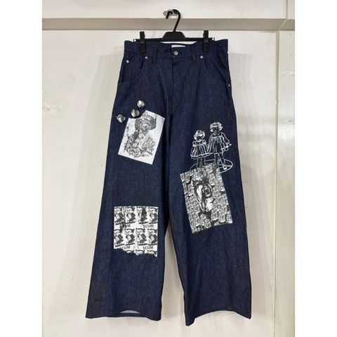【残り一点】Paper Bonding Rubber Coating Denim Pants