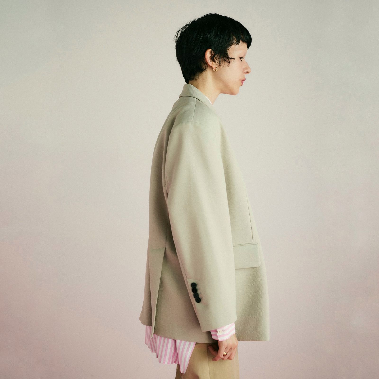 Herin.cye 新品未使用ビッグカラージャケット