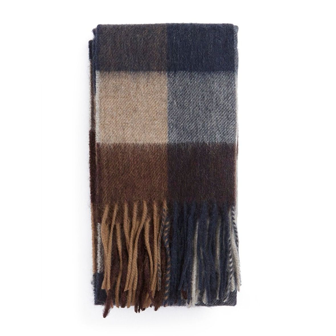 【残り一点】Lambswool Tattersall Scarf