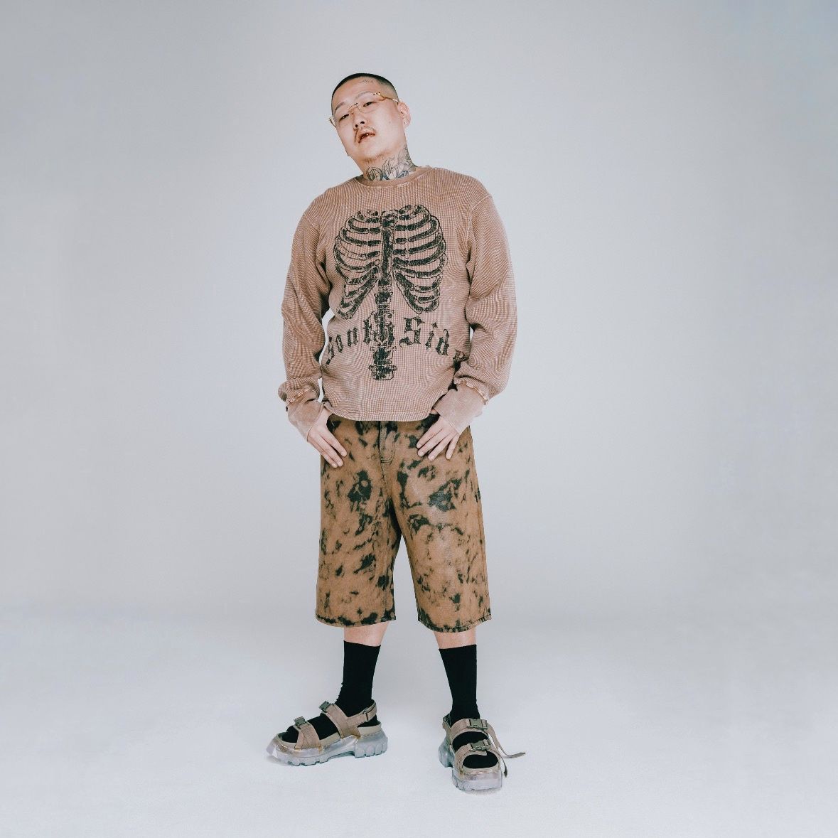 【残り一点】Natural Born Waffle LS Tee