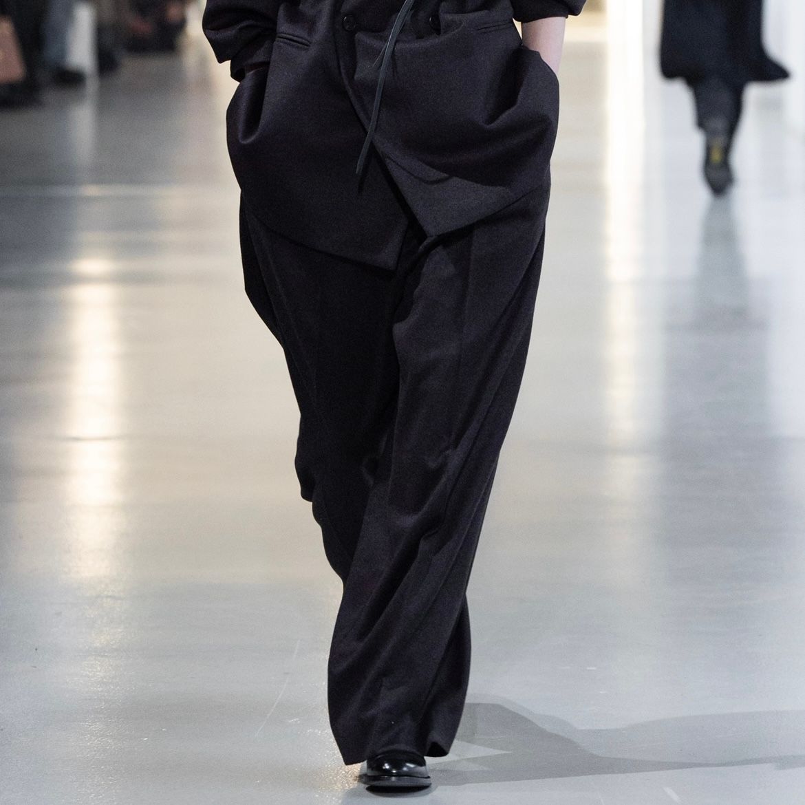 【残り一点】Pure Cashmere Long Wide Trousers