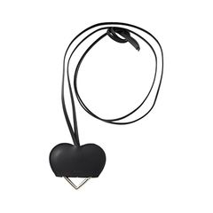 【残り一点】Carabiner Case Leather Necklace(SILVER)