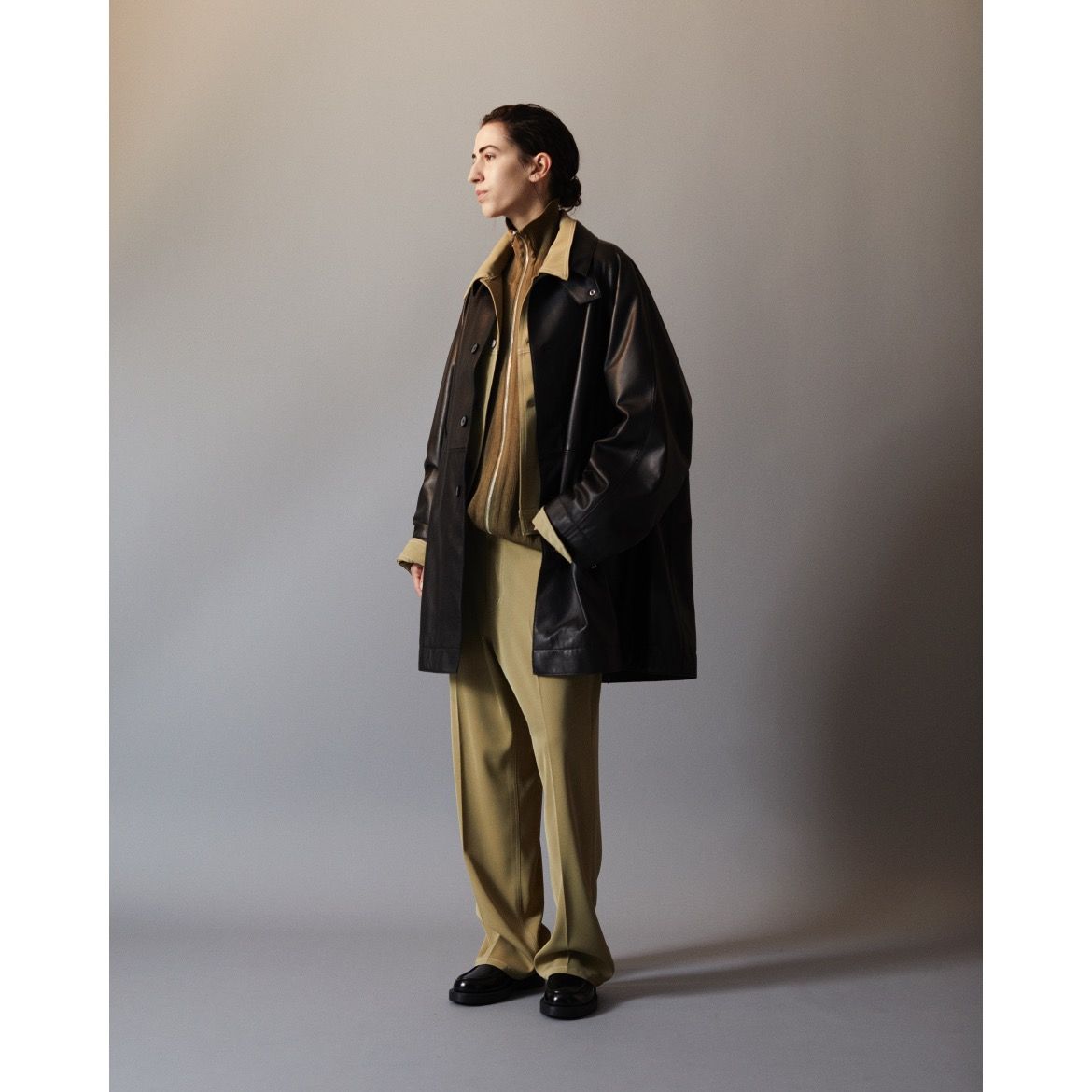 値下げ無しタグ付き✨YOKEヨーク カットオフハーフコート