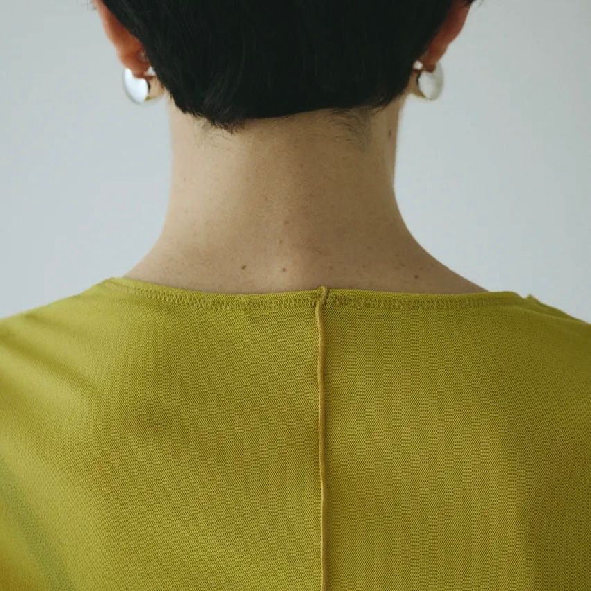 【残り一点】Border Sleeve Mesh Inner Tops