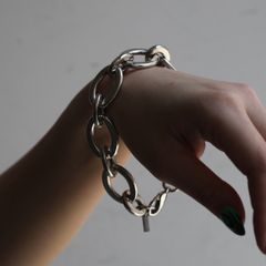 【残り一点】Bean Chain Bracelet(SILVER)