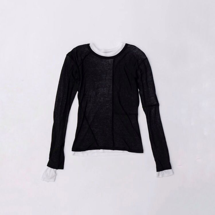 【残り一点】Sheer Fraise Layered Top