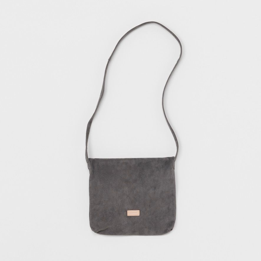 【残り一点】Pig Flap Shoulder Bag Small(DARK GRAY)