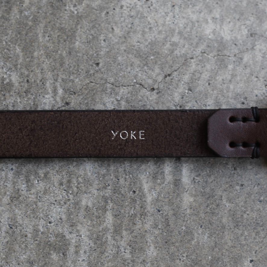 【再販売通知受付可能】Double Buckle Leather Belt
