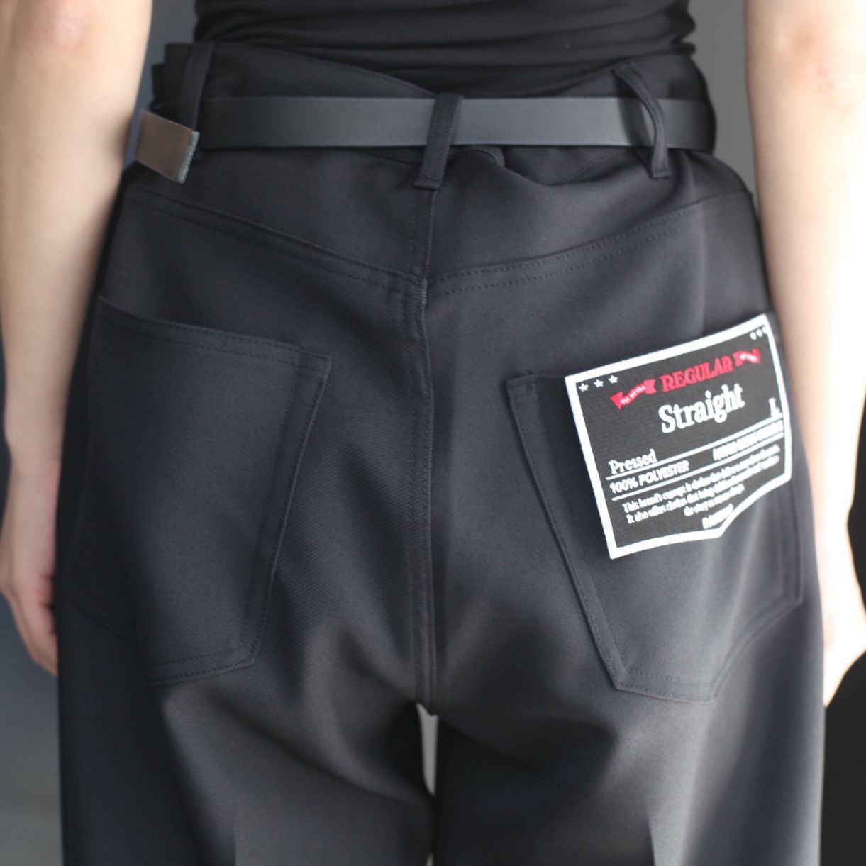 【残りわずか】Straight Pressed Pants