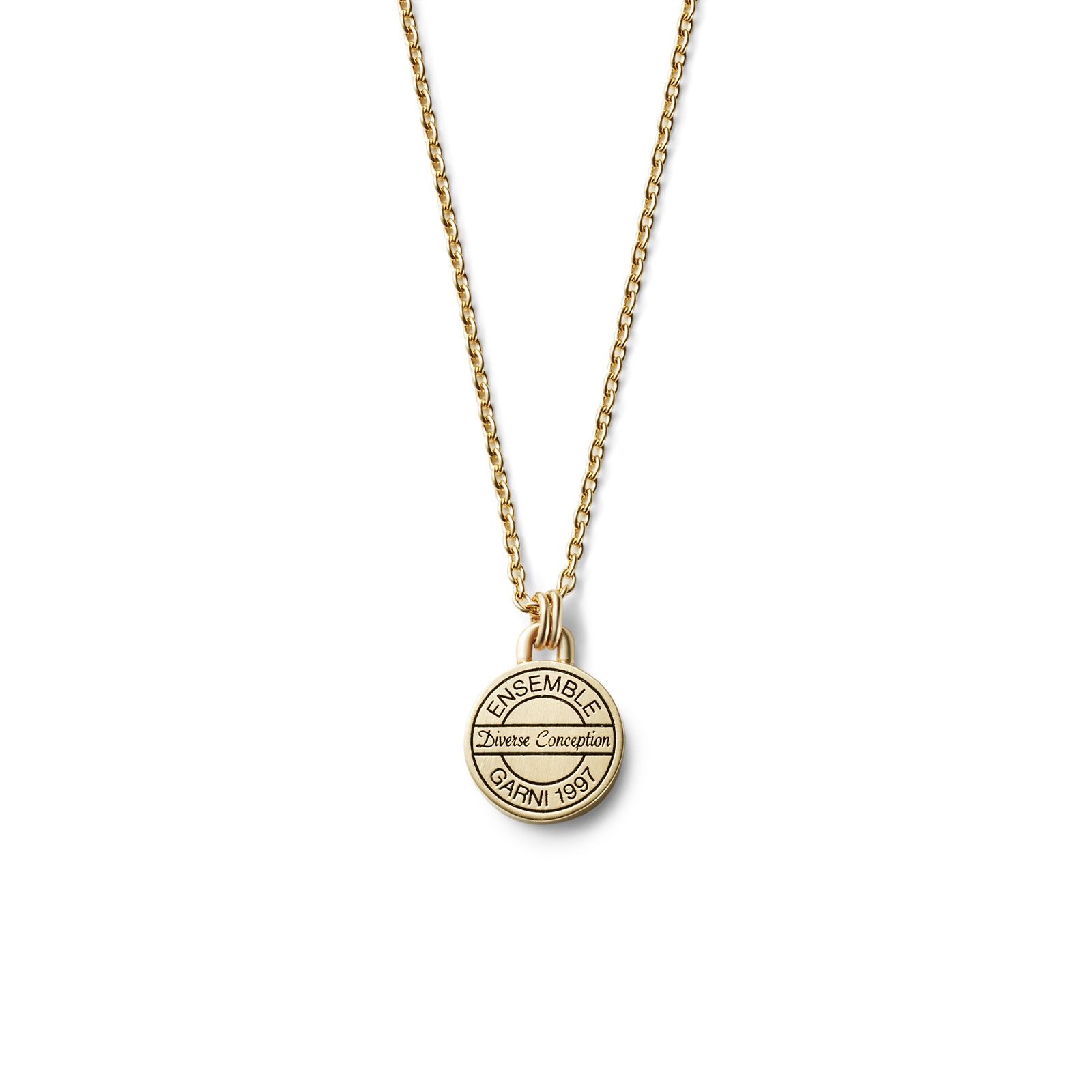 【お取り寄せ注文可能】K10 Engrave Coin Pendant_S