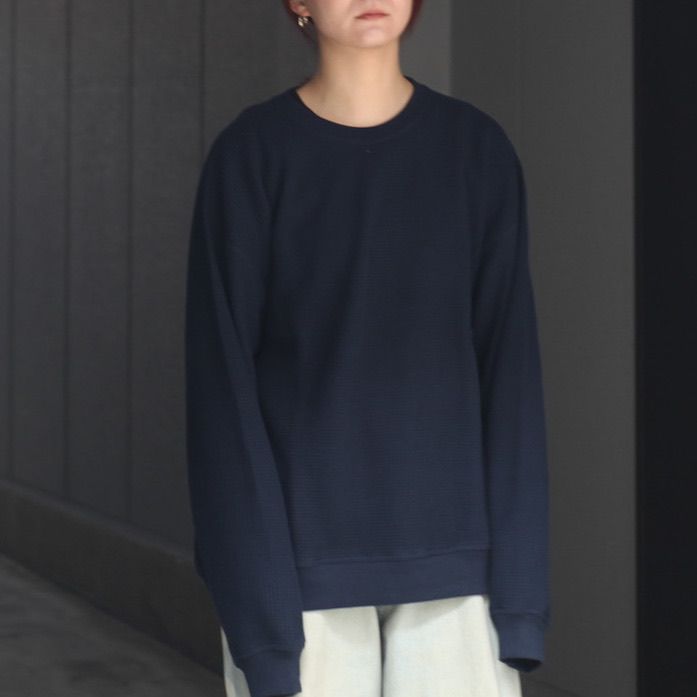 【残り一点】Waffle Crew Neck