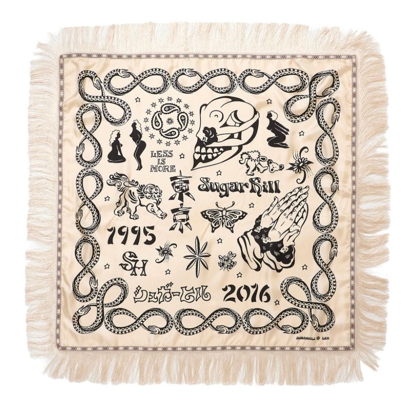 【残り一点】Fringe Slik Scarf