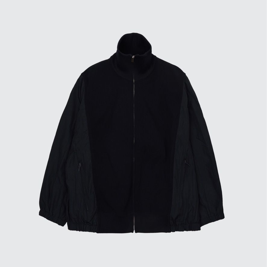【残り一点】Connected Rib Knit Trucker Jacket