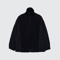 【残り一点】Connected Rib Knit Trucker Jacket