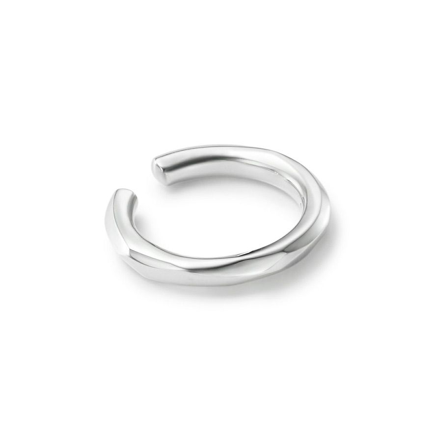 【お取り寄せ注文可能】Crockery Hoop Ear Cuff_M(SILVER)